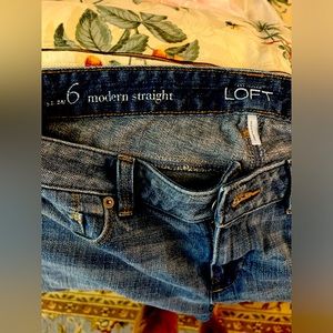 Loft straight leg jeans